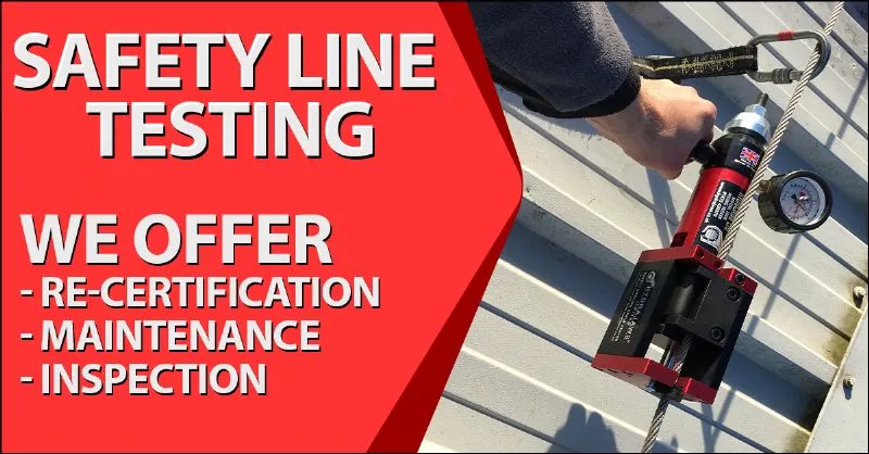 Safety Line Testing Leighton Buzzard Industrial Roofing - Leighton Buzzard, Bedfordshire